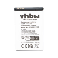 Ersatzakku BBK BL-4C 3,7V 900mAh kompati gallery