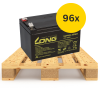 96x (1/2 Palette) Kung Long Akku 12V 15Ah WP15-12SE Batterie