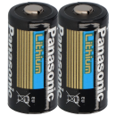 2x Panasonic 3V CR123A DL123A Batterien  CR17345 Ultra...