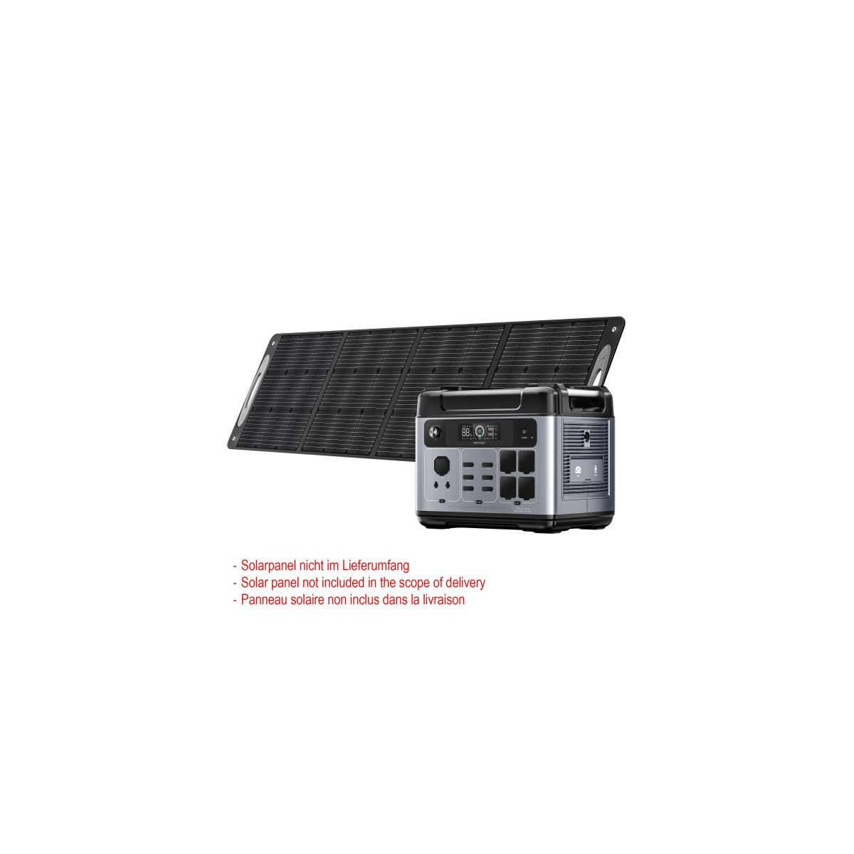 PATONA Powerstation 1800W 1024Wh mit Solarladeoption