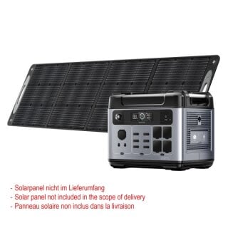 PATONA Powerstation 1800W 1024Wh mit Solarladeoption