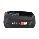 Bosch Ersatz-Akku PBA 18V 2.5Ah W-B Hohe Kapazität für längere Laufzeit Kompatibel mit Allen 18V Power for All-Geräten