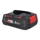 Bosch Ersatz-Akku PBA 18V 2.5Ah W-B Hohe Kapazität für längere Laufzeit Kompatibel mit Allen 18V Power for All-Geräten