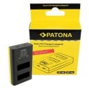 PATONA Dual Ladegerät für Insta360 X4 –...