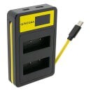 PATONA Dual USB Ladegerät Olympus PS-BLS1 Fuji NP-140