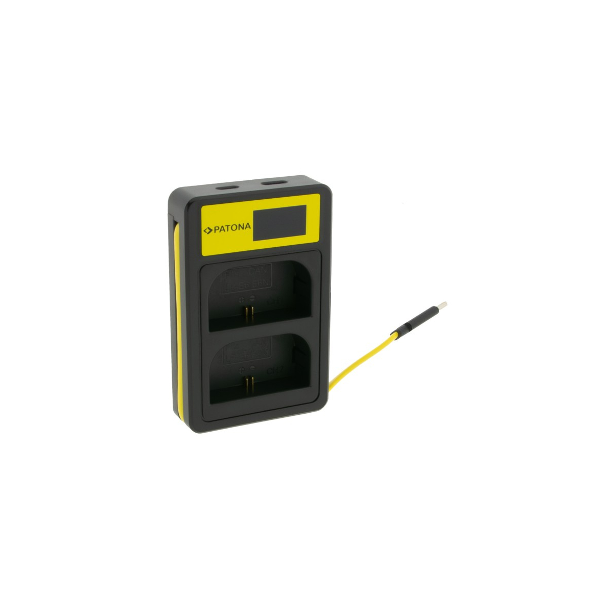 PATONA Ladegerät Canon LP-E6 Dual USB LCD kompakt