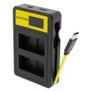PATONA Ladegerät DMW-BLC12 USB Dual LCD für Lumix & V-Lux