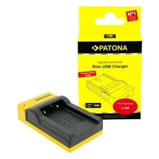 PATONA Slim USB Ladegerät USB-C für Olympus, Nikon, Pentax