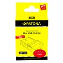 PATONA Slim USB Ladegerät USB-C für Olympus, Nikon, Pentax