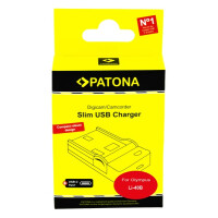 PATONA Slim USB Kamera-Akkuladegerät für Olympus, 
