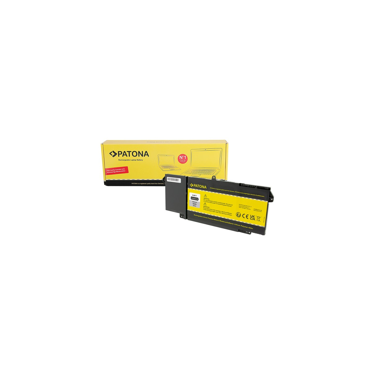 PATONA Akku 11,1V für Dell Latitude 5320 7320 7420 7520