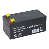 Multipower MP3-12N AGM Blei-Akku mit Fas gallery