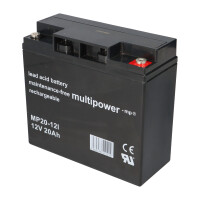 Multipower MP20-12I AGM Bleiakku 12V 20Ah – M5 6