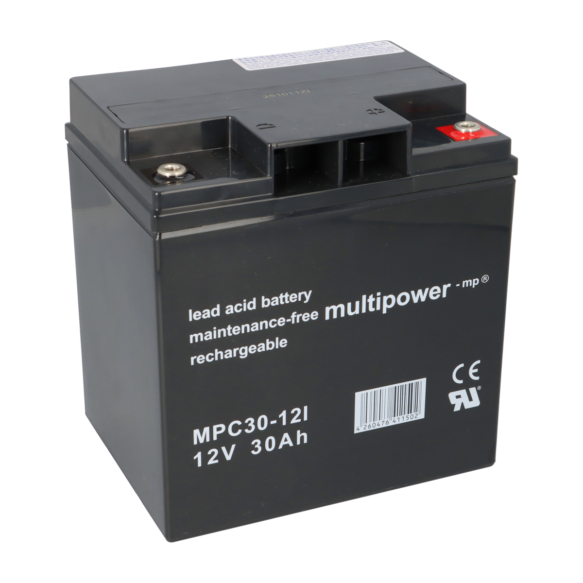 Multipower MPC30-12I AGM Akku – 12V, 30Ah, zyklenfest
