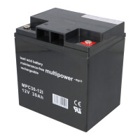 Multipower MPC30-12I AGM Zyklenakku 12V 30Ah – M6 6