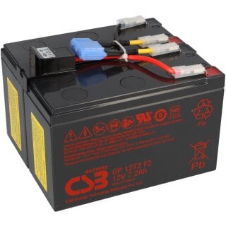 B-Ware CSB-SCD48 SCD48 kompatibler Akkusatz geeignet für APC RBC48 Plug & Play