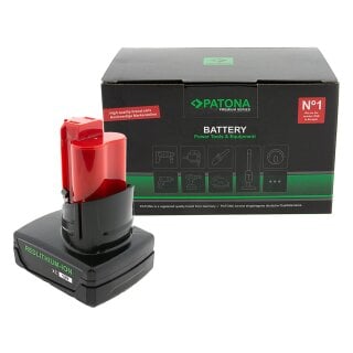 PATONA Premium Akku für Milwaukee M12 RedLithium 12V