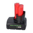 PATONA Premium Akku für Milwaukee M12 RedLithium 12V