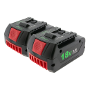2er-Set PATONA Akku Bosch GBA180LED 18V 5.0Ah