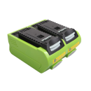 2er-Set PATONA Akku für Greenworks 40V 4.0Ah Ersatzakku