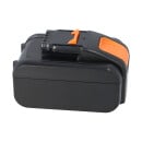 EXTENSILO Ersatzakku 20V 6000mAh Li-Ion – kompatibel mit DeltaFox, Worx, Pattfield, Rockwell, AL-KO