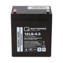 B-Ware Q-Batteries 12LS-4.5 12V 4,5Ah Blei-Vlies Akku / AGM VRLA