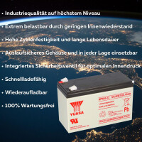 B-Ware Yuasa NPW45-12 High-Rate AGM-Bleiakku 12V 7,5Ah &ndas