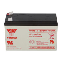 B-Ware Yuasa NPW45-12 High-Rate AGM-Bleiakku 12V 7,5Ah &ndas
