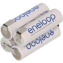 Eneloop AA F2x2 Würfel BK-3MCCE mit Lötfahne...