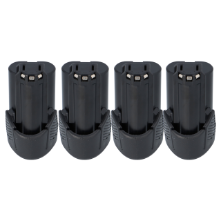 4er-Set 12V Li-Ion Ersatzakku 2000mAh für Hendi 936795