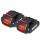 2er-Set Ersatzakku für Black & Decker Akkuschrauber 14,4V 2000 mAh