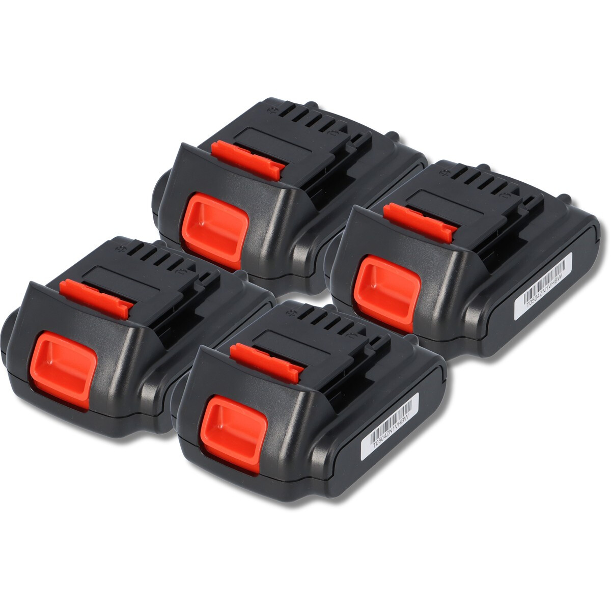 4er-Set Ersatzakku für Black & Decker Akkuschrauber 14,4V 2000 mAh