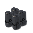 4er Set vhbw Akku 14,4 V Ersatz für Black &...
