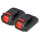 2er Set vhbw Akku 18 V Ersatz für Black & Decker A1518L 2 Ah