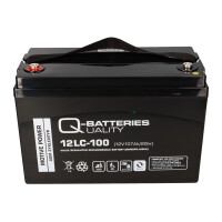 Q-Batteries 12LC-100 12 V 107 Ah AGM Deep-Cycle-Akku 5