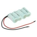 Mexcel Akkupack NS2500CH 4,8V 2500mAh Ni-Cd F1x4 C-Zellen