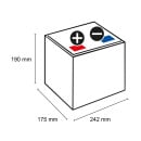 Wartungsfreie Bosch Starterbatterie 12V 63Ah für Pkw