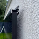 1720 Wp Fassaden PV Set mit 4x 450 W Full Black Solarmodulen & Montagepaket mit 0% Mwst. nach §12 Abs. 3 UstG
