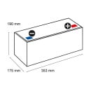 Bosch S4 013 Autobatterie mit Anschlüssen und Maßen