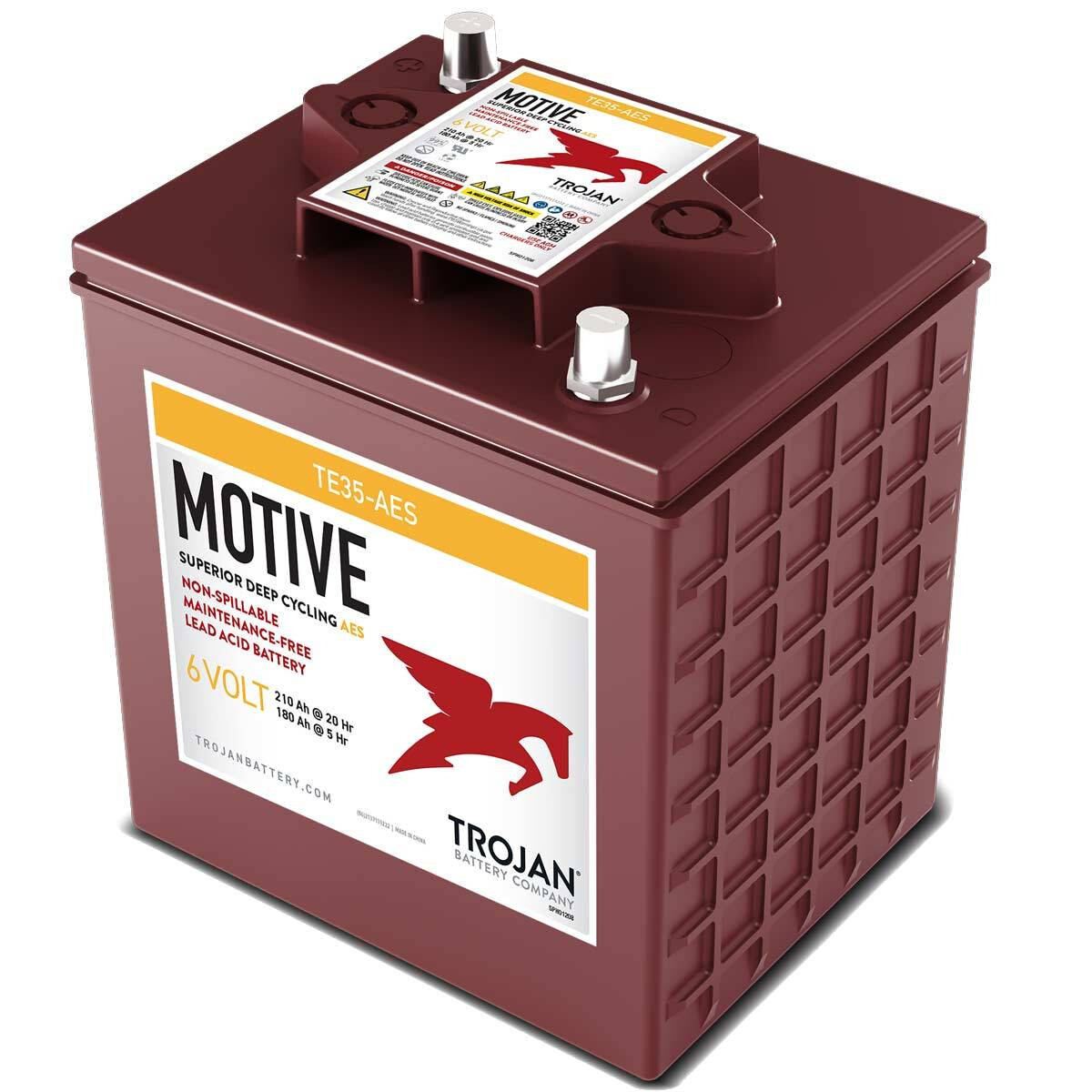 Trojan TE35-AES 6V 210Ah AGM Traktionsbatterie