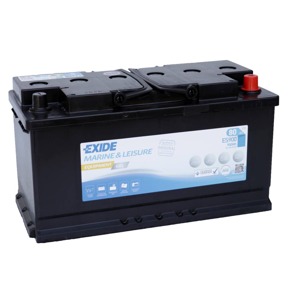 Gel Batterie ES900 12V 80Ah 900Wh