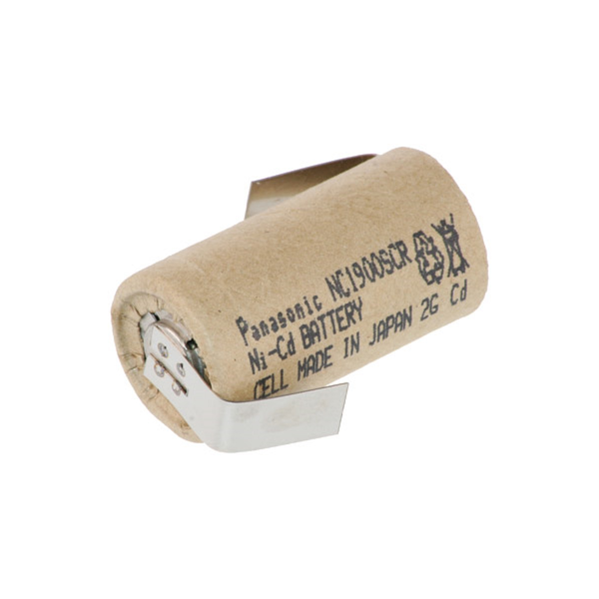 Panasonic Akku Sub-C 1,2V 1900mAh NC-1900SCR, Pappmantel Z Lötfahne