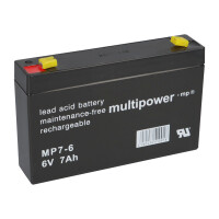 APC RBC18 Ersatzakku - 2x Multipower MP7-6 6V 7Ah - SC250RMI