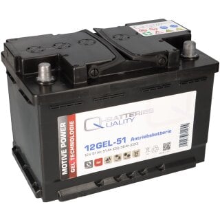 Quality-Batteries 12GEL-105 Antriebsbatterie 12 Volt 105 Ah (5h), 120 AH (20h)Blei-Gel-Akku