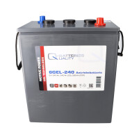 Q-Batteries 6GEL-240 6 V 250 Ah (C5) / 292 Ah (C20) Gel-Trak