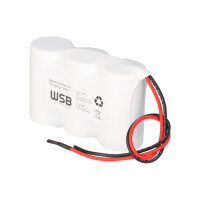 Notleuchtenakku 3,6V 4,0Ah NiCd Reihe – 20 cm Kabel &n