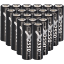 20x XCell Mignon Akku AA LSD Plus Ni-MH 1,2V 2550 mAh low...