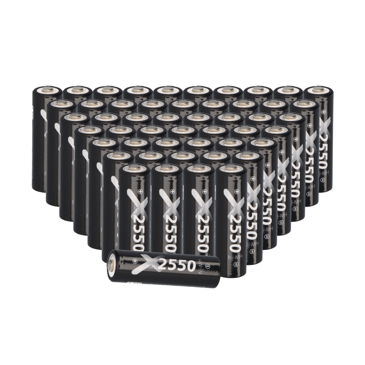 50x XCell Mignon Akku AA LSD Plus Ni-MH 1,2V 2550 mAh low self-discharge