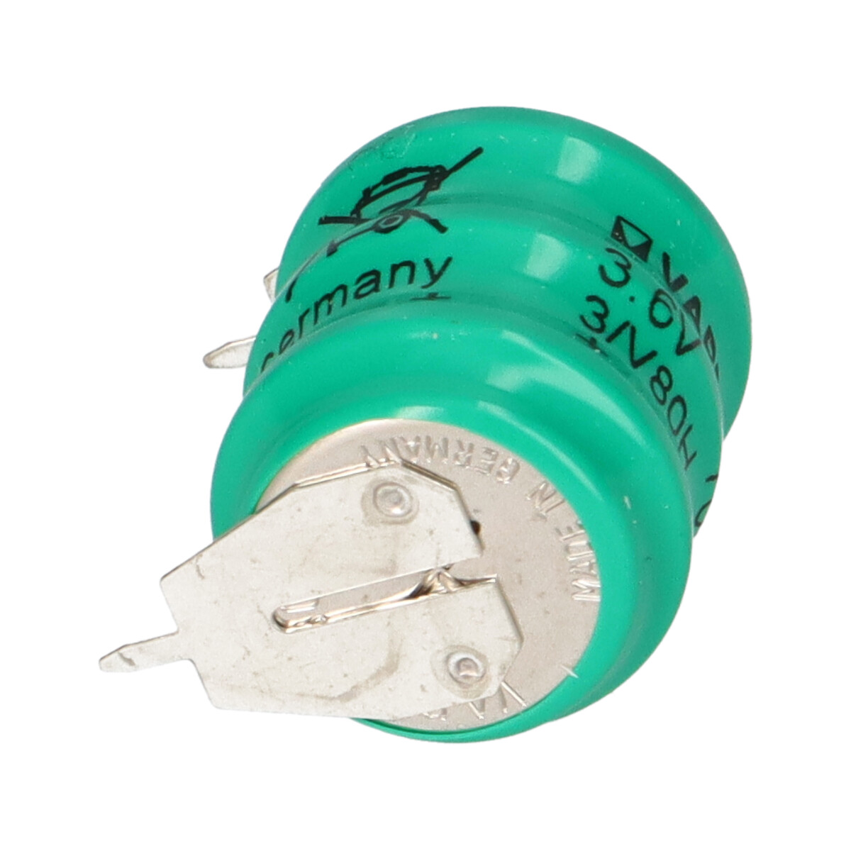 Lot De 3 Piles Varta 3.6V 80mAh NiMH Rechargeables Pour PLC Et Sécurité Données