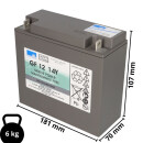 Exide Sonnenschein GF 12 014 Y F dryfit Blei Gel Antriebsbatterie 12V 14Ah (5h) VRLA